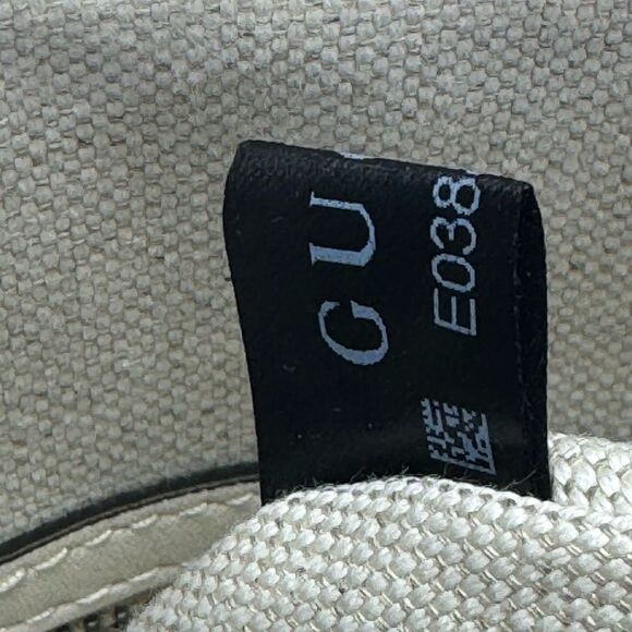 Authentic Gucci Web Sherry Line 2 Way Small Bauletto Leather Bag 715772 White - Picture 14 of 16